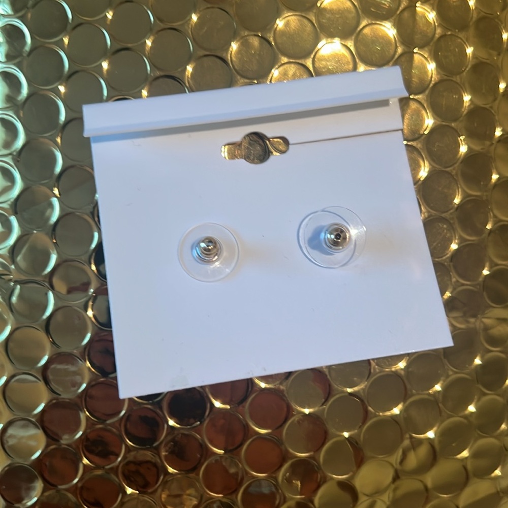 LC Lauren Conrad Gold and yellow Stud Earrings - Picture 2 of 2